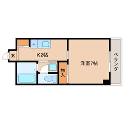 静岡駅 徒歩24分 4階の物件間取画像